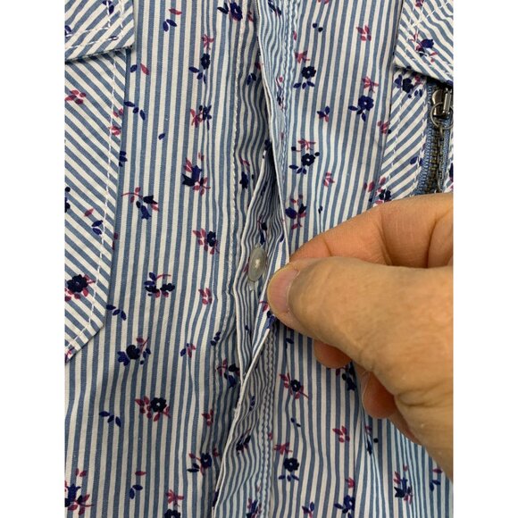 Diesel Co Men's Floral Short Sleeve Button-Up Shirt Size S 7227 Skater - Picture 9 of 10